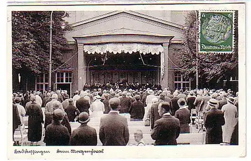 03409 Ak Bad Kissingen beim Morgenkonzert 1936