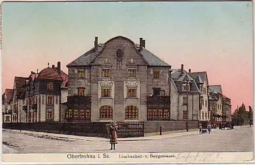 03392 Ak Oberfrohna in Sa. Limbacher- & Bergstraße 1920