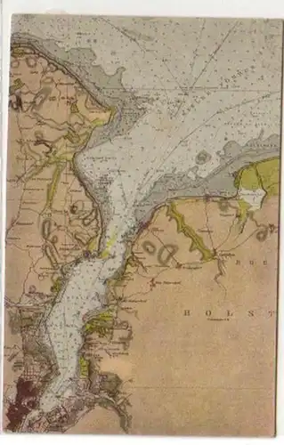 03379 Ak Landkarte Kieler Föhrde um 1920