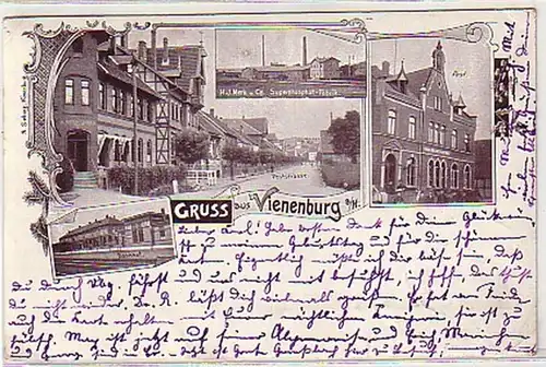 03369 Mehrbild Ak Gruß aus Vienenburg am Harz 1899