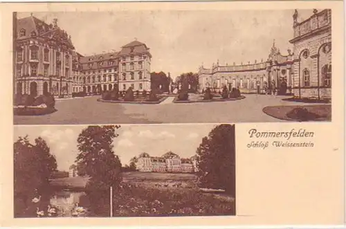 03363 Ak Pommersfelden Schloß Weissenstein um 1920