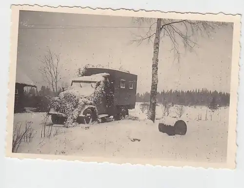 03350 original Foto Deutscher LKW im 2. Weltkrieg November 1943