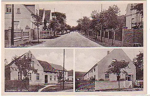03332 Ak Zinsdorf Bez. Halle Gasthof usw. um 1940