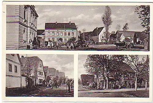 03327 Ak Gasthof Pausitz sur la Mulde vers 1930