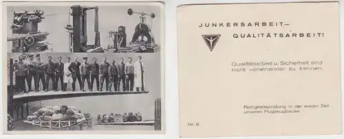 03305 Publicité Carte Junkers Aéroports