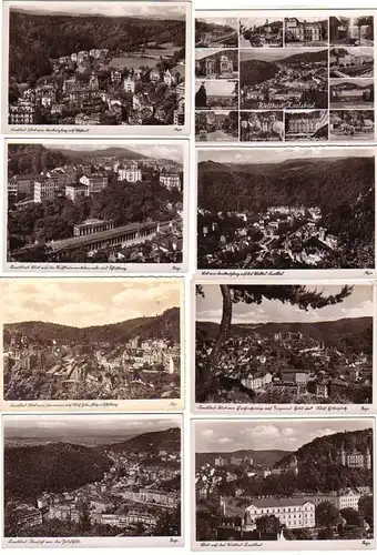 03302/8 Ak Bohême Karlovy Vary, etc., vers 1940