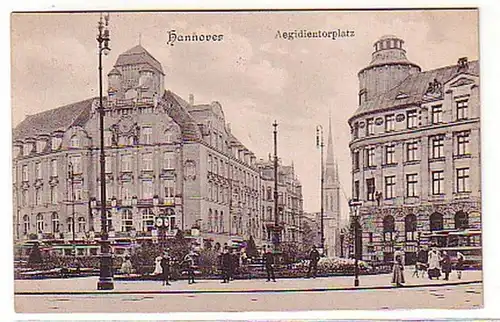 03284 Ak Hannover Aegidientorplatz vers 1920
