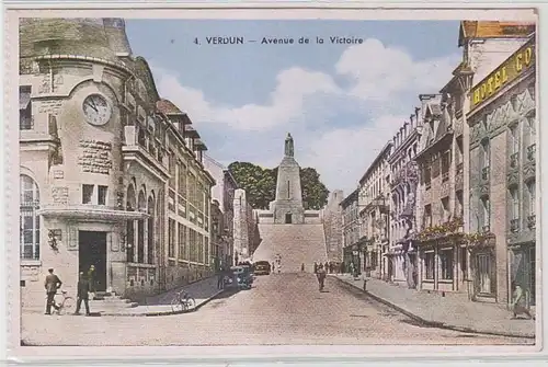 03257 Ak Verdun Avenue de la Victoire um 1920