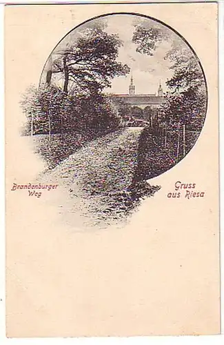 03252 Ak Gruss de géants chemin de Brandebourg 1918