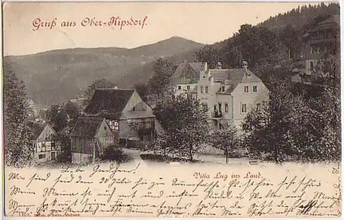 03245 Ak Gruss aus Ober Kipsdorf Villa Lug ins Land1901