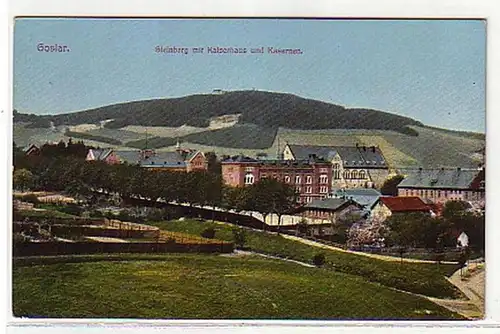 03241 Ak Goslar Steinberg mit Kaiserhaus und Kasernen