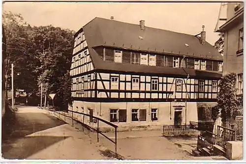 03219 Ak Wolkenstein-Warmbad Hüttenmühle 1968