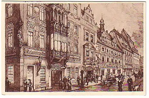 03218 Ak Leipzig Gasthaus Thüringer Hof 1930