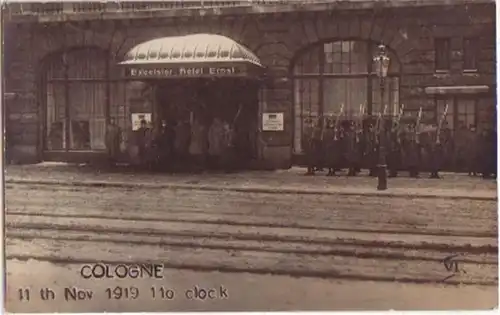 03198 Ak Cologne quartier général Armée rhénan britannique 1919