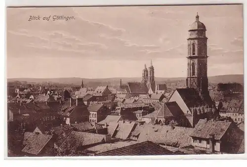 03182 Ak Blick auf Göttingen Totalansicht 1928