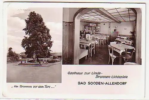 03163 Ak Bad Sooden Allendorf Gasthaus zur Linde 1961