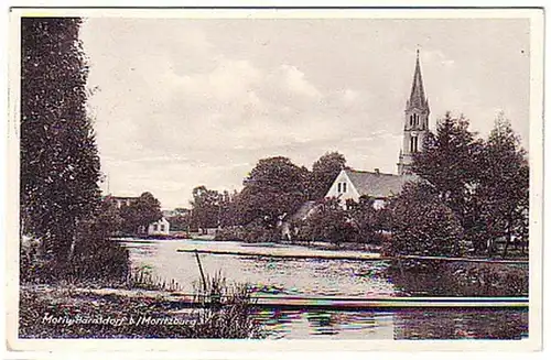 03137 Ak Bärnsdorf près de Moritzburg Vue du village 1936