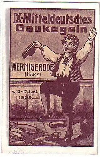 03115 Ac IX. Gaukegeln Mitteldeutsche Wernigerode 1909