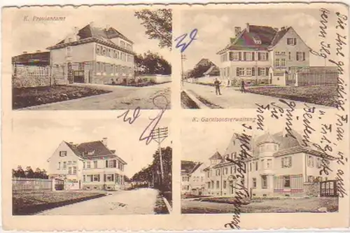 03102 Multi-image Ak Lager Hammelburg vers 1915