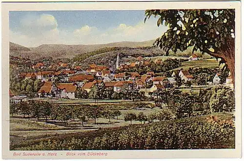 03088 Ak Bad Suderode a. Harz Vue du Bückeberg vers 1920