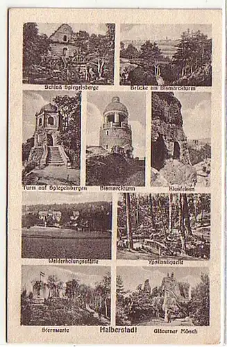 03041 Multi-image-Ak Halberstadt vers 1930