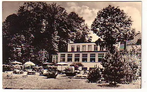 03031 Ak Waldenburg Gasthof Grünefelder Park 1961