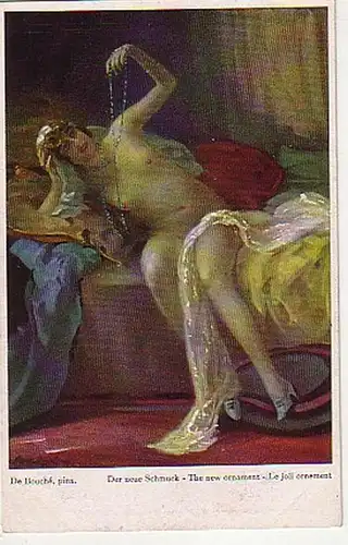 02940 Ak Erotic de Bouchè "Les nouveaux bijoux" vers 1920