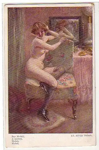 02869 Ak Erotik "Das Mosell" von Dussek um 1920