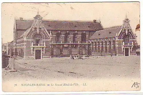 02857 Ak Malo les Bains Hotel de Ville um 1915