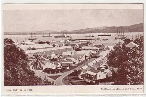 02836 Ak Suva Fidji Vue du port Fiji vers 1910