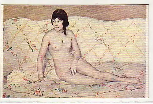 02794 Ak Erotik "Nacktes junges Mädchen" um 1920
