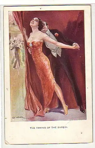 02795 Ak Erotic Angleterre Couple à la danse vers 1920