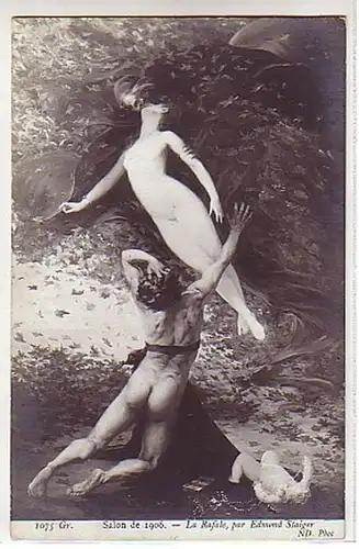 02781 Ak Erotic Edmond Staiger "La Rafle" vers 1920