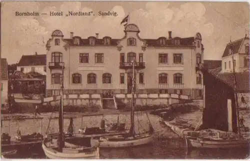 02765 Ak Bornholm Hotel Nordland Sandvig 1924