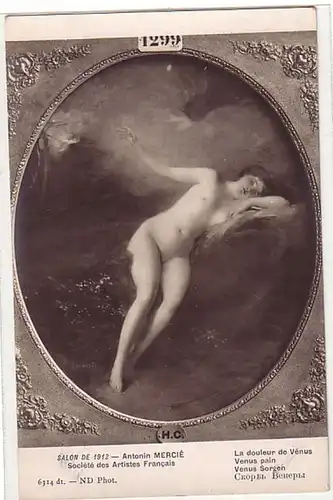 02730 Ak Erotic France Venus Attention 1920
