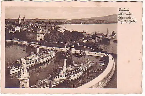 02722 Ak Lindau Kammer Bavaria et Nuremberg 1937