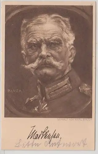 02720 Ak Marchal général August von Mackensen 1917