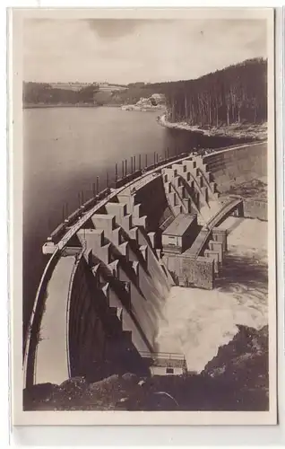 02714 Photo-Ak Zschopau barrage de vallée Kriebstein vers 1930