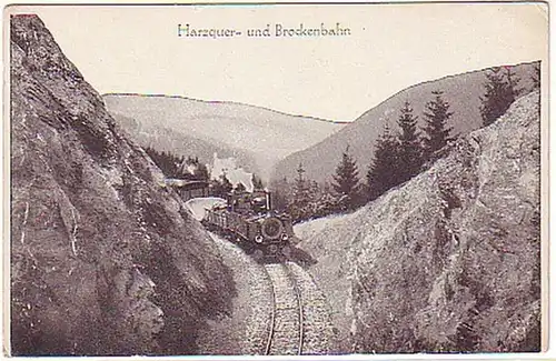 02696 Ak de champ post-résine transversale et brockenbahn 1942