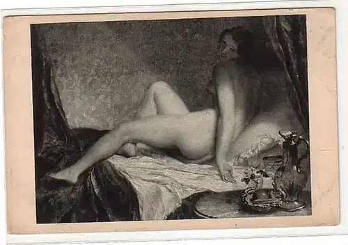 02689 Ak Erotic Josef Manes "Demain" vers 1920