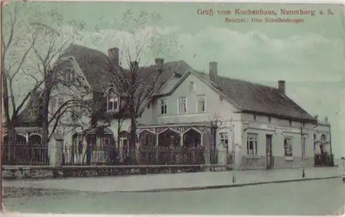 02674 Ak Gruß vom Kuchenhaus Naumburg 1927