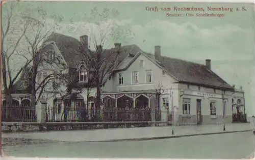 02674 Ak Salutation du gâteau Maison Naumburg 1927