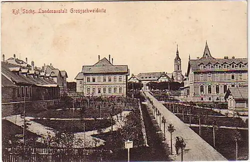 02649 Ak Kgl. Sächs. Landesanstalt Großschweidnitz 1907
