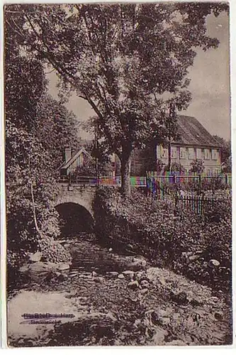 02631 Ak Misérable dans le pont de Bode en résine 1938