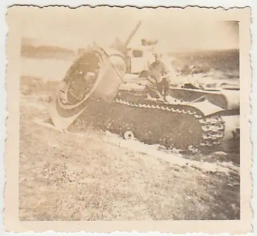 02615 Foto Volltreffer Panzer Russland 1941