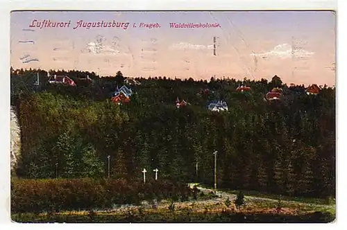 02610 Ak Luftkurort Augustusburg im Erzgeb. 1915