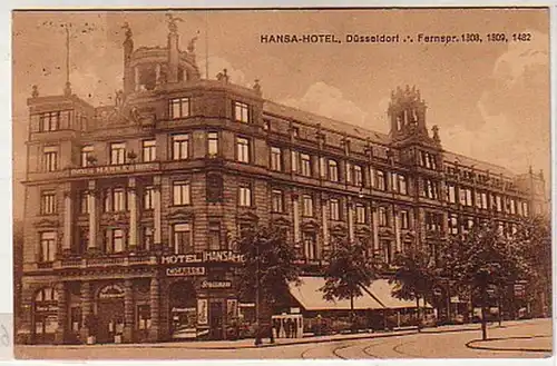 02556 Ak Hansa Hotel Düsseldorf vers 1930