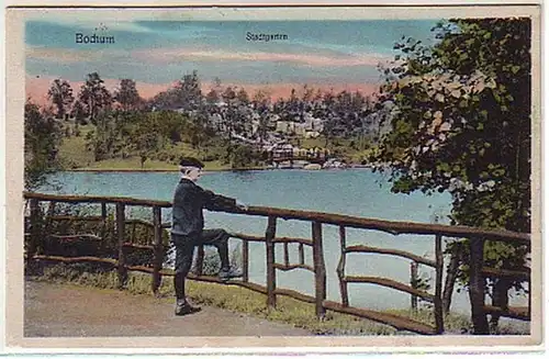 02549 Ak Bochum Stadtgarten 1911