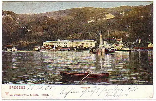 02546 Ak Suisse Bregenz Caserneren 1905