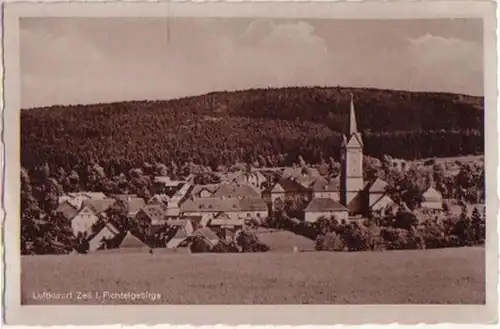 02535 Ak Luftkurort Zell im Fichtelgebirge 1943